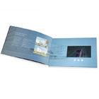 الأشعة فوق البنفسجية ورقة الطباعة LCD فيديو كتيب ، 210 X 210mm LCD فيديو بطاقة معايدة