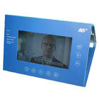 مربع نسخة LCD فيديو كتيب 7 بوصة 3000mah قدرة البطارية للهدايا الأعمال