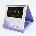 غلاف فني 7 بوصة LCD فيديو كتيب الأعمال هدية مربع الطباعة مخصص حزمة هدية الفيديو