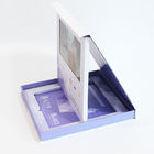 غلاف فني 7 بوصة LCD فيديو كتيب الأعمال هدية مربع الطباعة مخصص حزمة هدية الفيديو