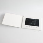 تخصيص الطباعة 7 بوصة CD فيديو كتيب بطاقة بيضاء بطاقة فارغة 2GB ذاكرة 1000mAh للإعلان