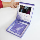 VIF الترويجية شاشة LCD مجلد الفيديو بطاقات المعايدة مجلد في كتيب الطباعة