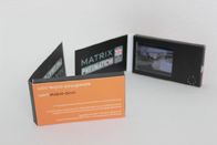 تخصيص بطاقات الأعمال شاشات الكريستال السائل الفيديو مع غطاء الثابت ، حجم A4 / A5