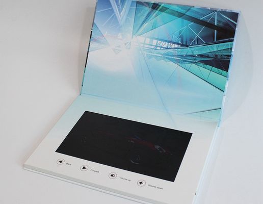 Advertising lcd video mailer , lcd video business cards for fair display