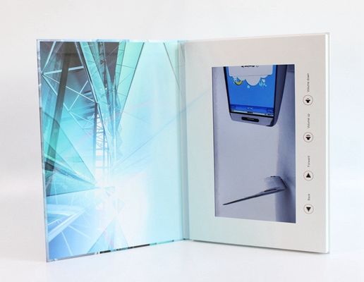 Advertising lcd video mailer , lcd video business cards for fair display