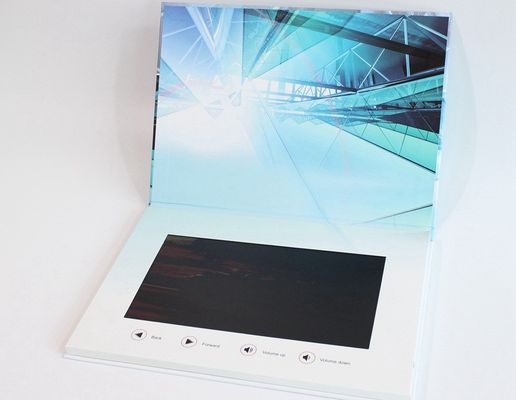 Advertising lcd video mailer , lcd video business cards for fair display