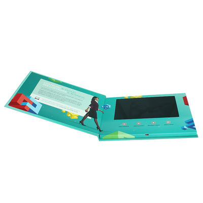 A5 LCD Cards IPS/HD Video Brochure 210x148mm With Lithium Rechargeable Battery