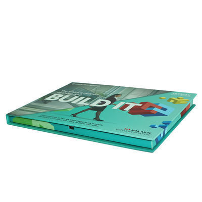 A5 LCD Cards IPS/HD Video Brochure 210x148mm With Lithium Rechargeable Battery