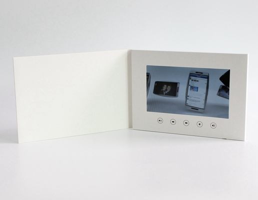 VIF عينة مجانية 2G CMYK الطباعة LCD بطاقة دعوة الفيديو للأنشطة الترويجية